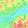 Mappa topografica Prühmühle, altitudine, rilievo
