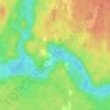 Mappa topografica Haultain, altitudine, rilievo