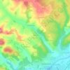 Mappa topografica Veyrieras, altitudine, rilievo