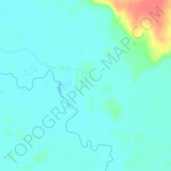 Mappa topografica Смоляное, altitudine, rilievo