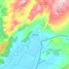 Mappa topografica Suesca, altitudine, rilievo