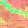 Mappa topografica Combs-la-Ville, altitudine, rilievo