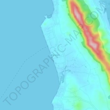 Mappa topografica Phra Ae, altitudine, rilievo