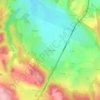 Mappa topografica Roche-Constant, altitudine, rilievo
