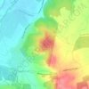 Mappa topografica Lanau, altitudine, rilievo