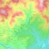 Mappa topografica Fangazio, altitudine, rilievo