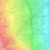 Mappa topografica Century Communities, altitudine, rilievo