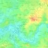 Mappa topografica Le Pâtis Gérard, altitudine, rilievo