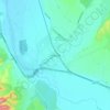 Mappa topografica King City, altitudine, rilievo