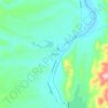 Mappa topografica Elk Creek, altitudine, rilievo