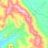 Mappa topografica Tibo, altitudine, rilievo