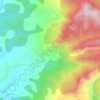 Mappa topografica Τρίστενο, altitudine, rilievo