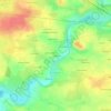 Mappa topografica La Terrie, altitudine, rilievo