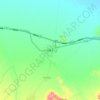 Mappa topografica 巴隆乡, altitudine, rilievo