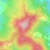 Mappa topografica Monte Castelsavino, altitudine, rilievo