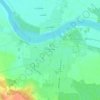 Mappa topografica Résidence des Prés, altitudine, rilievo