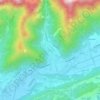 Mappa topografica Tovena, altitudine, rilievo