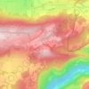 Mappa topografica La Caserne, altitudine, rilievo