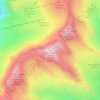 Mappa topografica Butzenspitze - Cima Pozzo, altitudine, rilievo