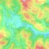 Mappa topografica Marsh Creek Springs, altitudine, rilievo