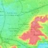 Mappa topografica Livry-Gargan, altitudine, rilievo
