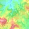 Mappa topografica Les Mounières, altitudine, rilievo