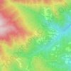 Mappa topografica Pontenano, altitudine, rilievo