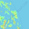 Mappa topografica Samar, altitudine, rilievo