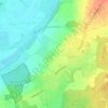 Mappa topografica Badger's Well, altitudine, rilievo