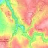 Mappa topografica Le Bois, altitudine, rilievo