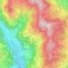 Mappa topografica Alvese, altitudine, rilievo