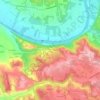Mappa topografica La Combe de Gaby, altitudine, rilievo