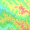 Mappa topografica Cofer, altitudine, rilievo