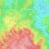Mappa topografica Mendigoules, altitudine, rilievo