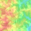 Mappa topografica Kingsville, altitudine, rilievo