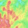 Mappa topografica Bordessoul, altitudine, rilievo