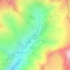 Mappa topografica Les Mottets, altitudine, rilievo