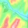 Mappa topografica Brockways Mills, altitudine, rilievo