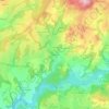 Mappa topografica Malaval, altitudine, rilievo