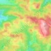 Mappa topografica Sauvergues, altitudine, rilievo