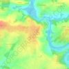 Mappa topografica Les Fourneaux, altitudine, rilievo