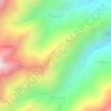Mappa topografica El Camelo, altitudine, rilievo