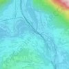 Mappa topografica Cadola, altitudine, rilievo