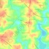 Mappa topografica Lone Oak Estates, altitudine, rilievo