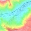 Mappa topografica Girardota, altitudine, rilievo