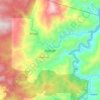 Mappa topografica Sadanga, altitudine, rilievo