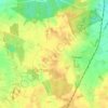 Mappa topografica Krumland, altitudine, rilievo
