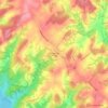 Mappa topografica Keeney Mill Woods, altitudine, rilievo