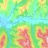 Mappa topografica Gaglietole, altitudine, rilievo