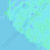 Mappa topografica Catfish Creek, altitudine, rilievo
